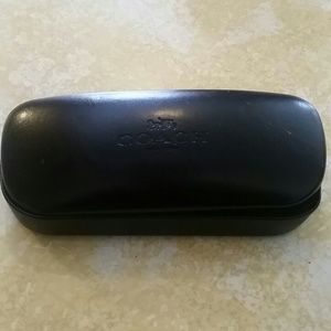 Black Coach glasses/sunglasses case